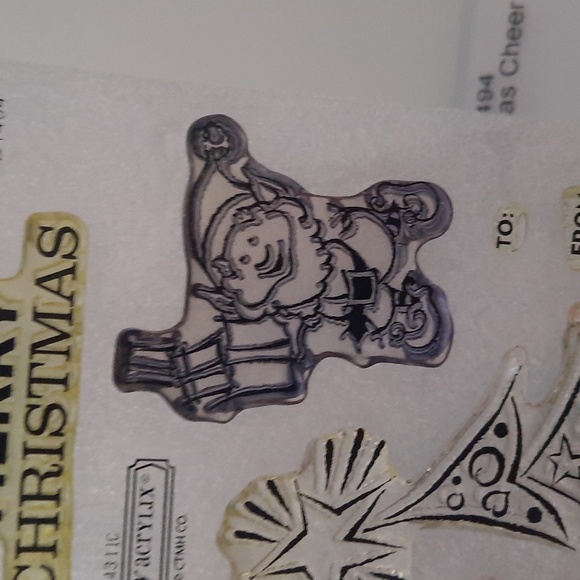 Christmas Cheer CTMH clear stamp set. - Picture 3 of 4